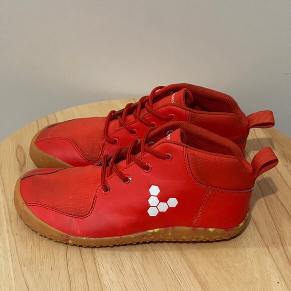 Vivobarefoot Primus Bootie II - All Weather - Fiery Coral - US3/EU34 - Picture 4 of 14